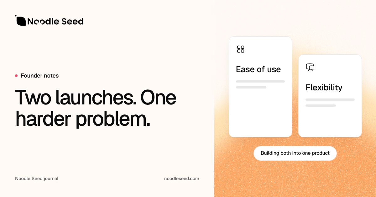 What Two Launches Taught Us About Usability