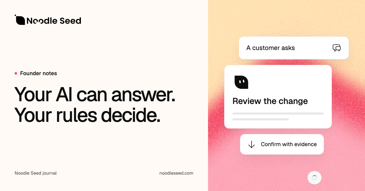 Your AI Can Answer. Can You Stand Behind It?