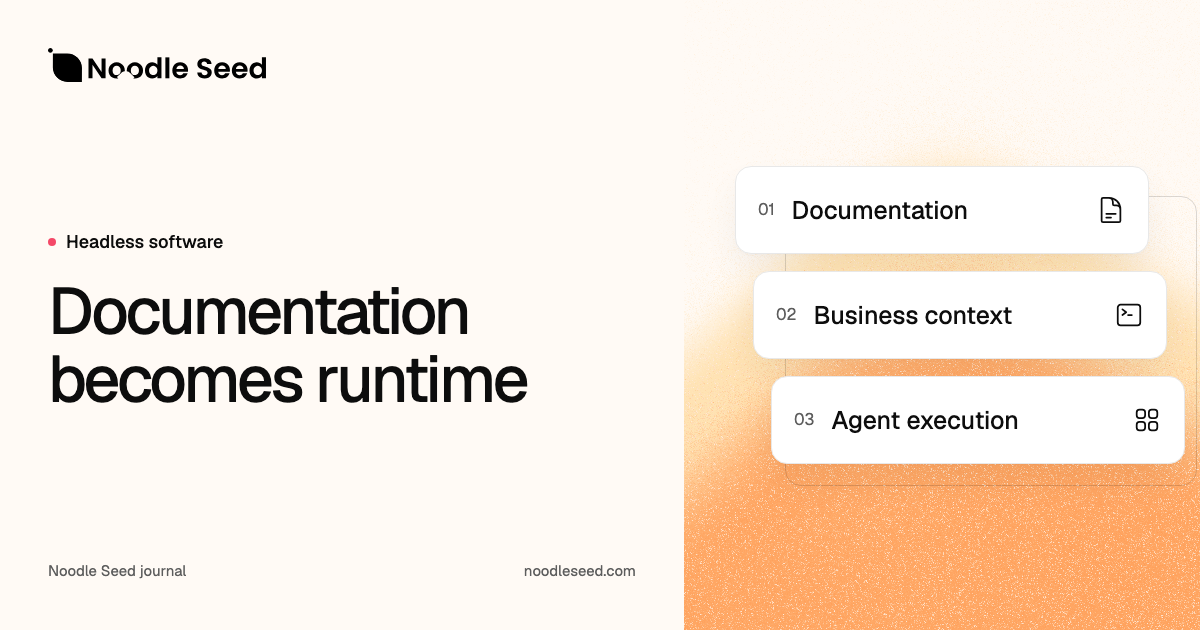 Headless Software Turns Documentation Into Runtime