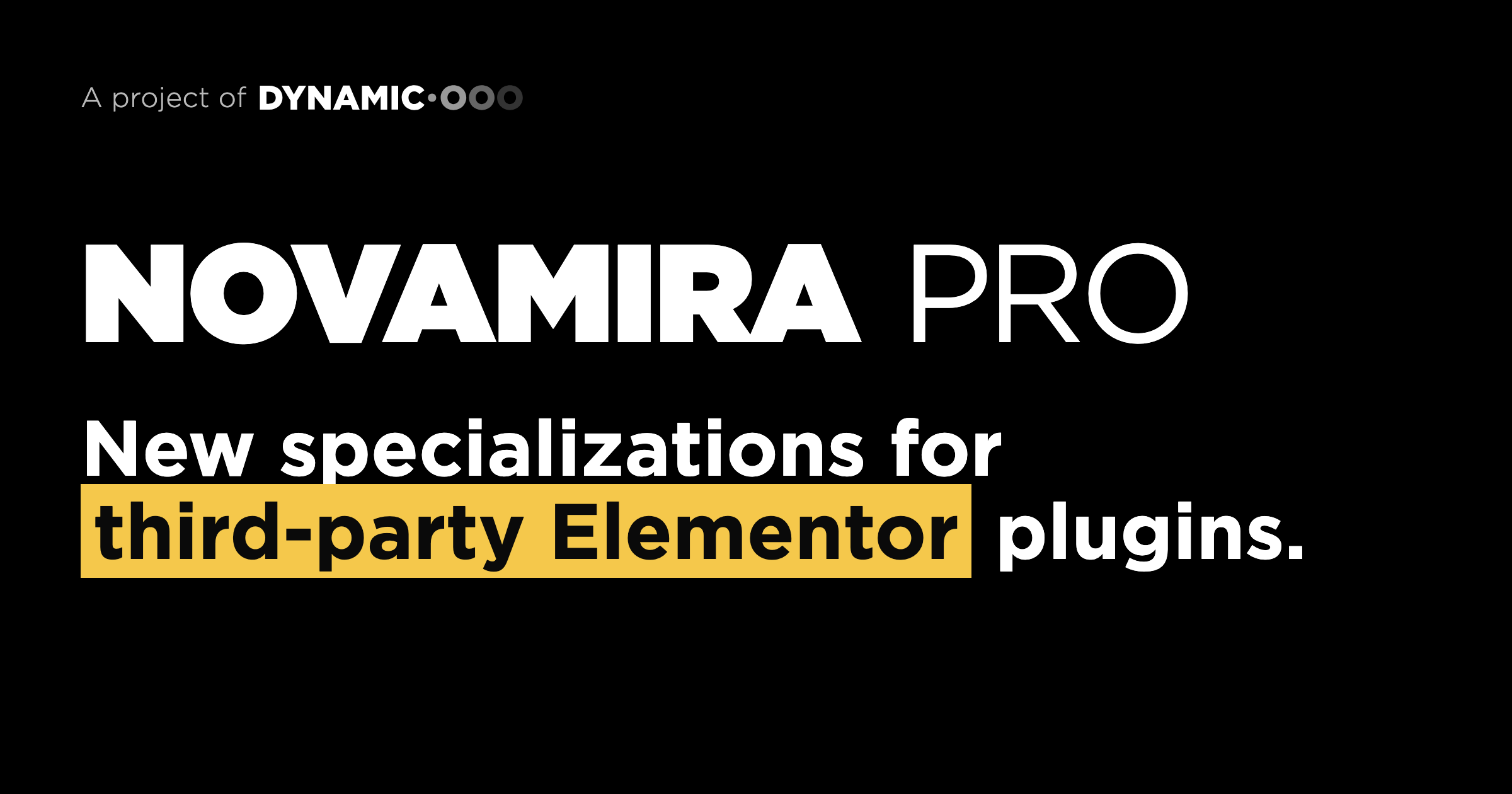Novamira Pro 1.10.0: eleven Elementor add-on specializations