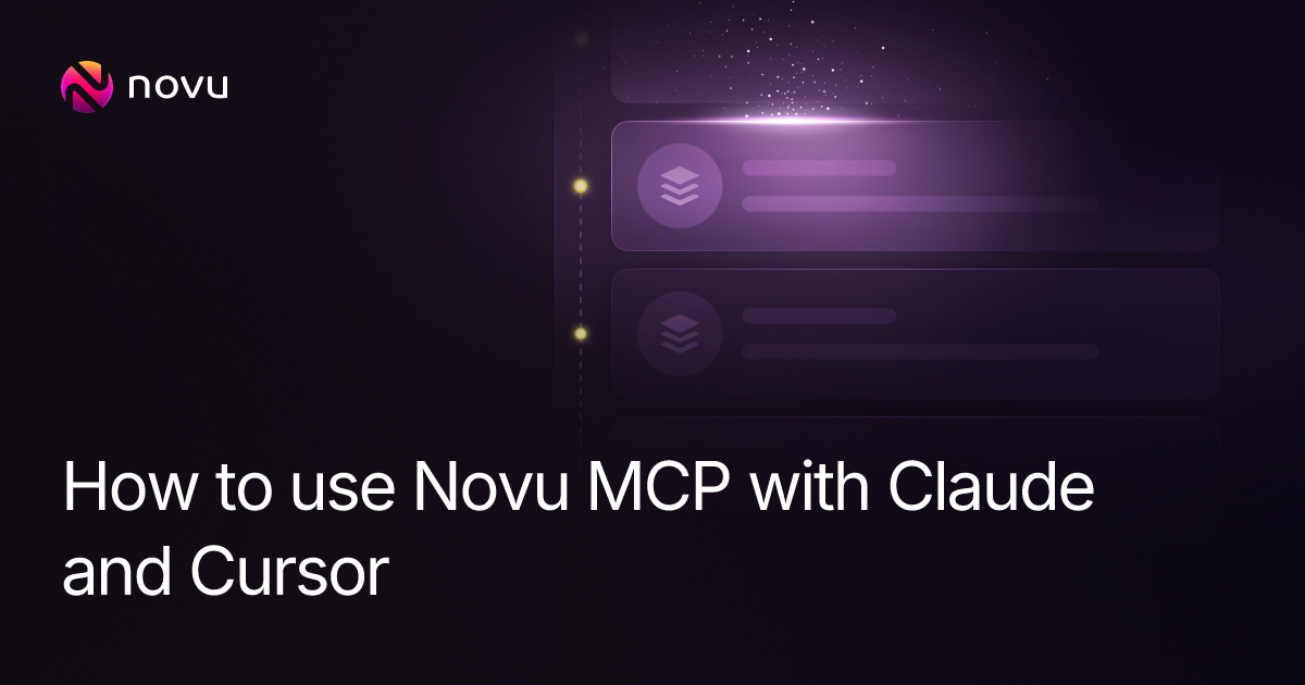 How to use the Novu MCP server