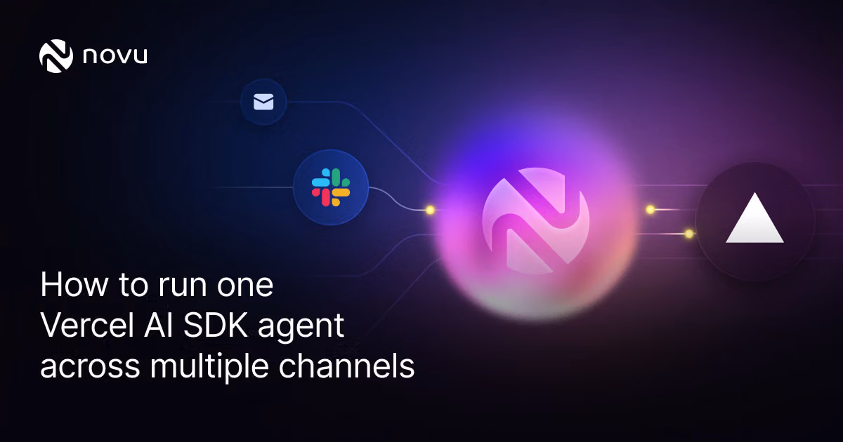 How to run one Vercel AI SDK agent across multiple channels