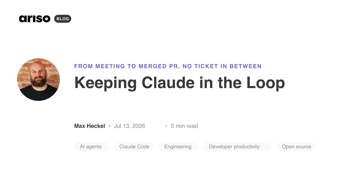 Keeping Claude in the Loop