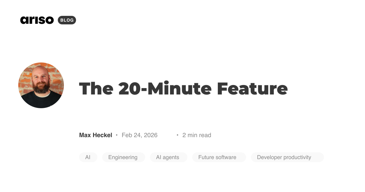 The 20-Minute Feature