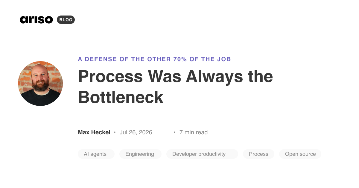 Process Was Always the Bottleneck
