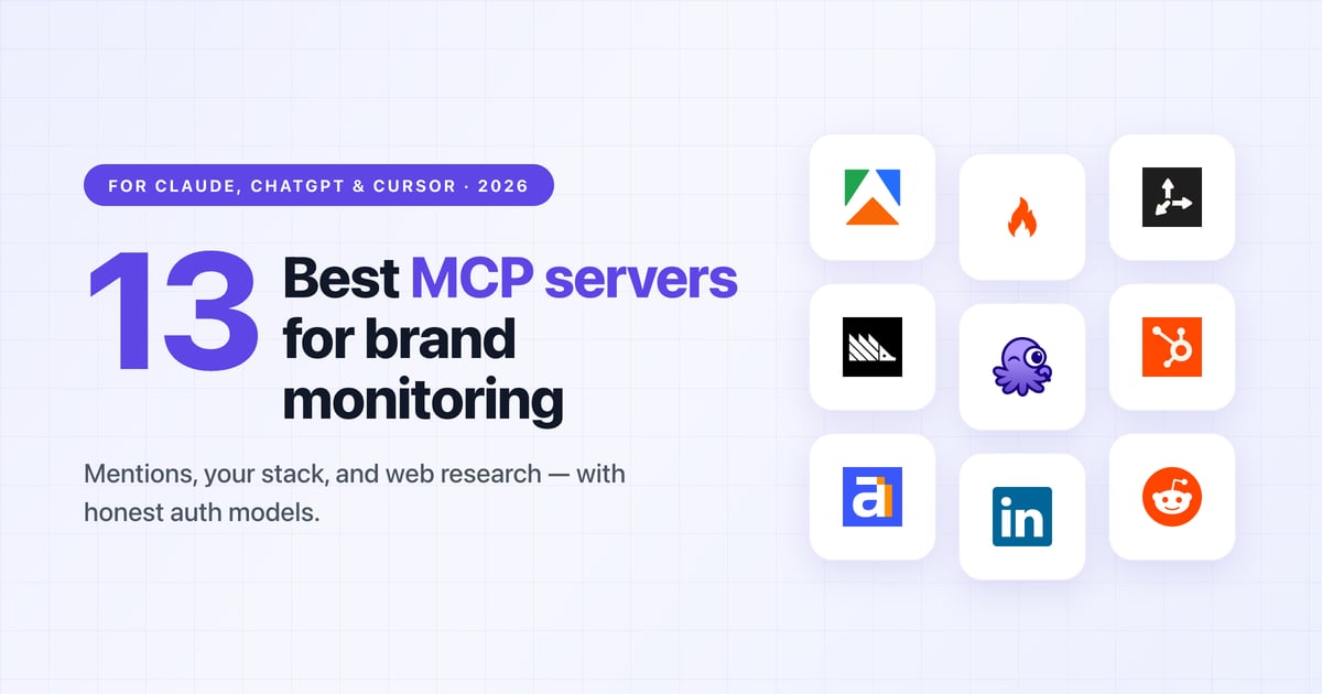 The 13 Best MCP Servers for Brand Monitoring & Marketing in 2026