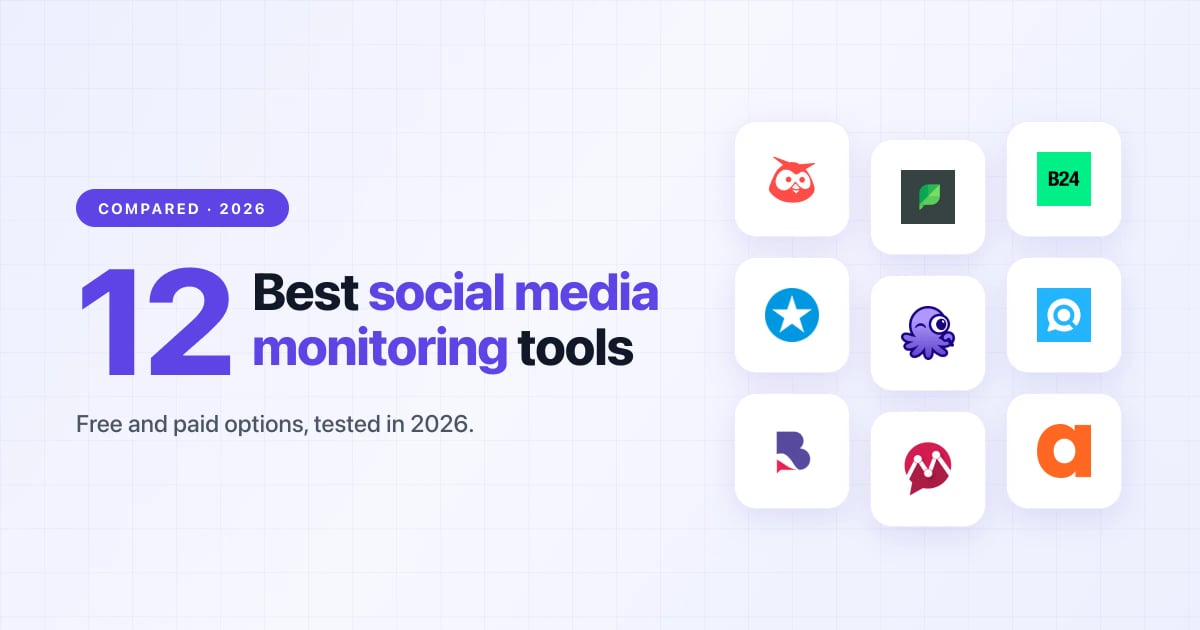 Best Social Media Monitoring Tools (Real-Time Alerts) — 2026 Comparison