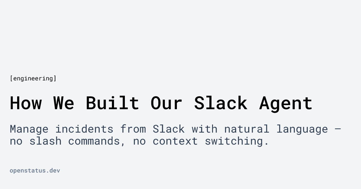 How We Built Our Slack Agent