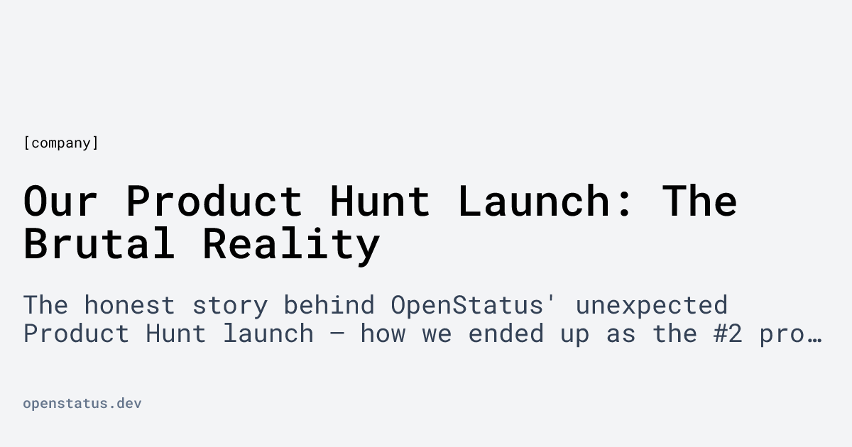 Our Product Hunt Launch: The Brutal Reality