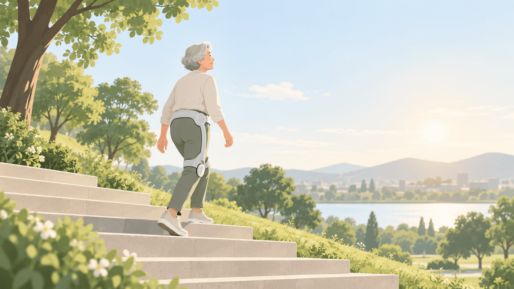 Skyworth Is Incubating an Exoskeleton for Elderly Walking Assistance, Still in Testing
