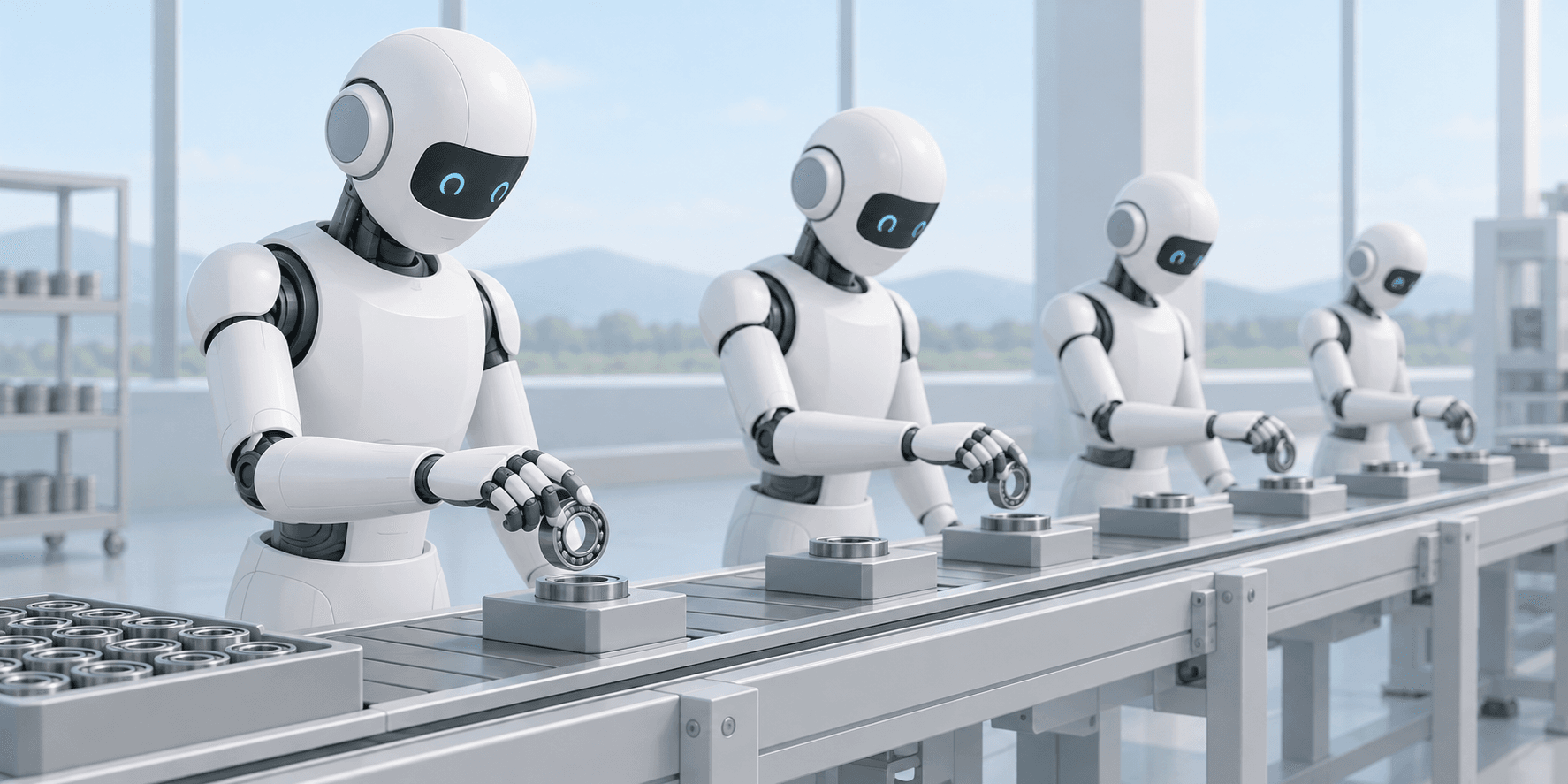 Leju Robotics Puts 15 Humanoids on an Auto Parts Loading Line, Reporting About 98% Success