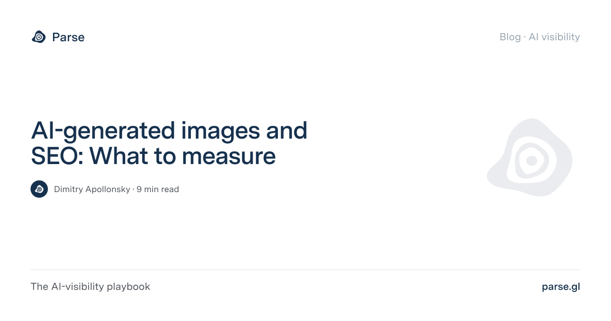 AI-generated images and SEO: What to measure
