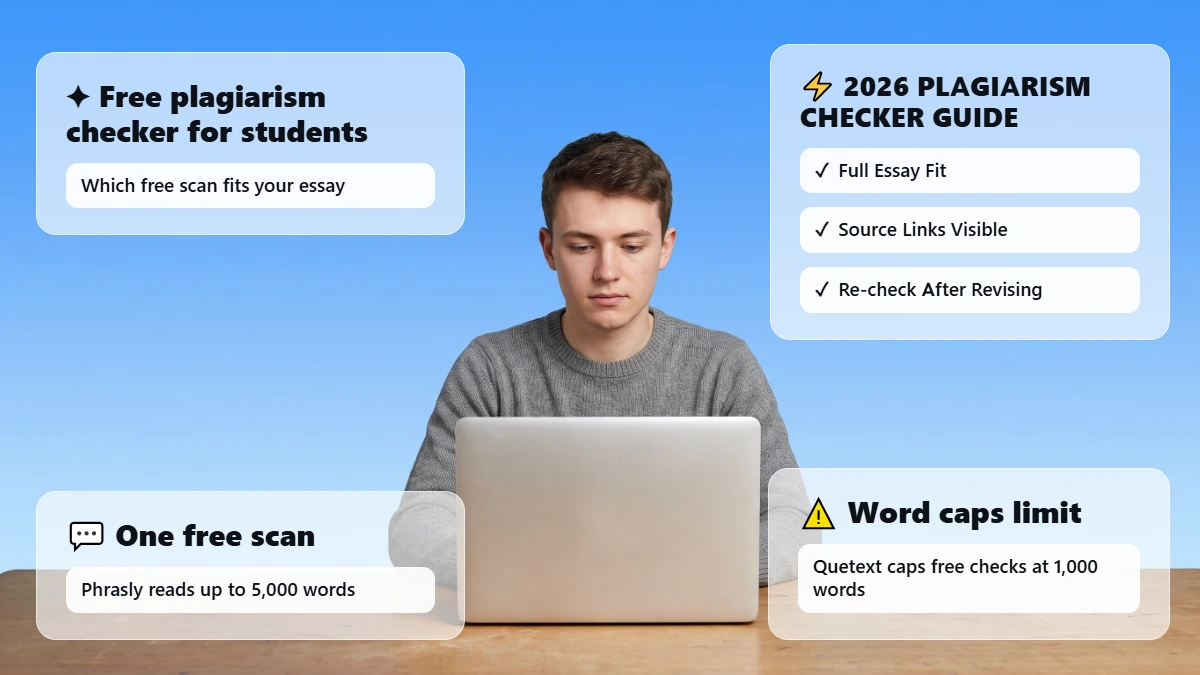 Free Plagiarism Checker for Students: Options, Limits, and Essay Checks