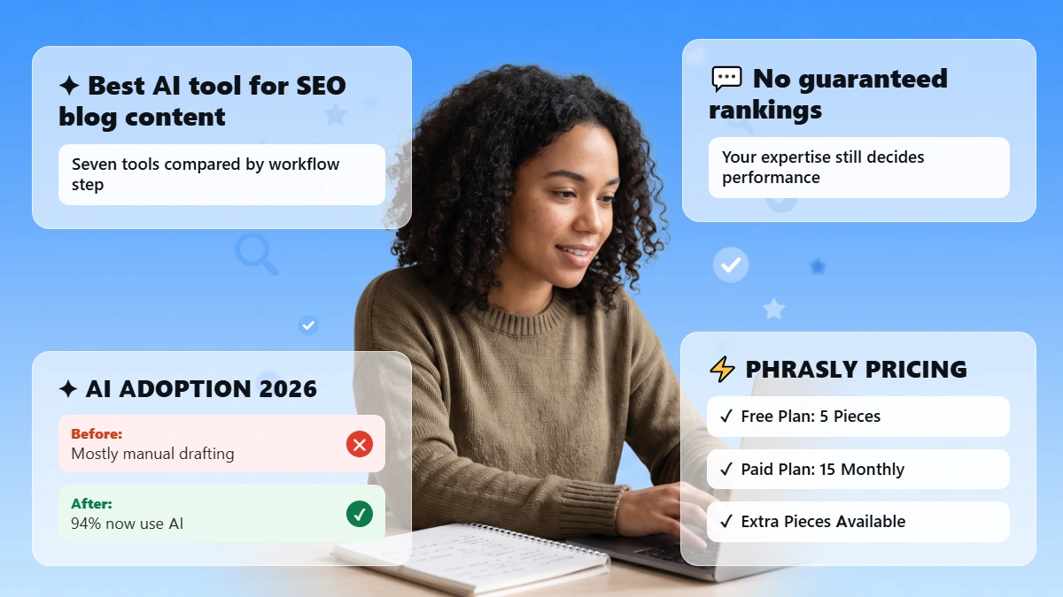 Best AI Tool for Writing SEO-Rich Blog Content: 7 Options Compared