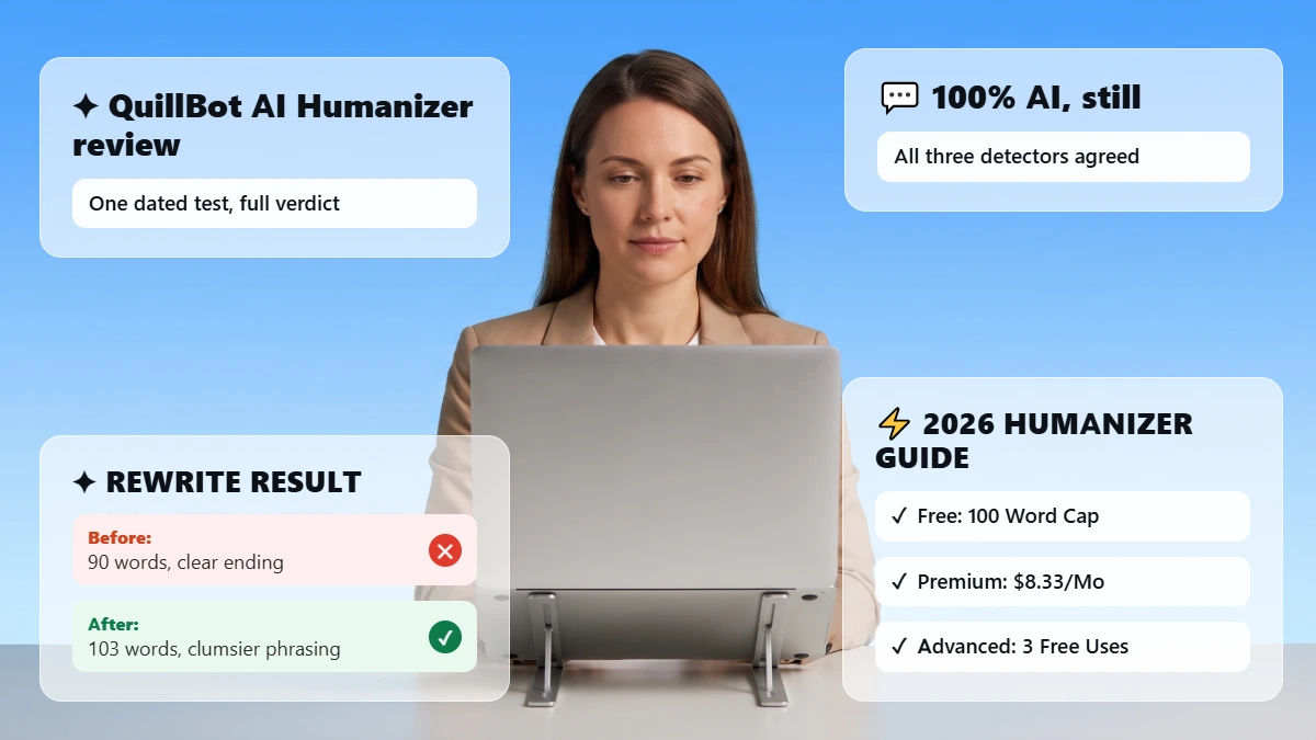 QuillBot AI Humanizer Review (2026): Our Test and Verdict