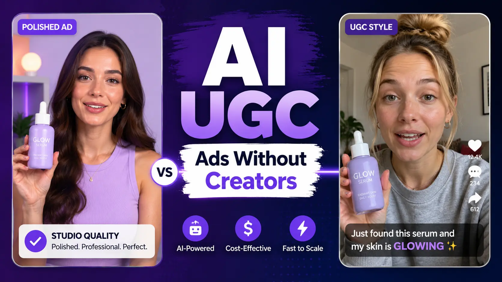 AI UGC: User-Generated-Style Ads Without Creators