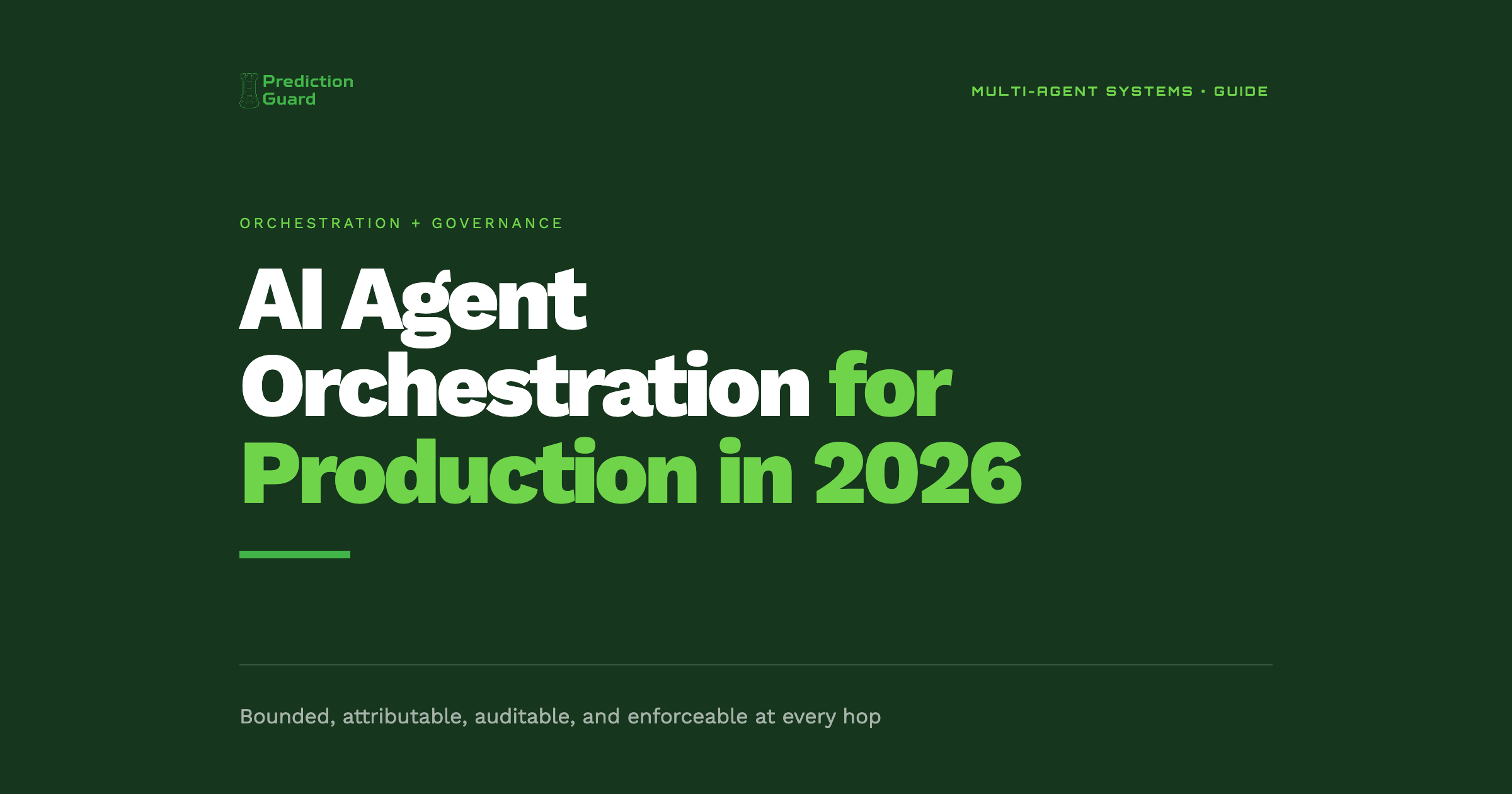 AI Agent Orchestration for Production in 2026