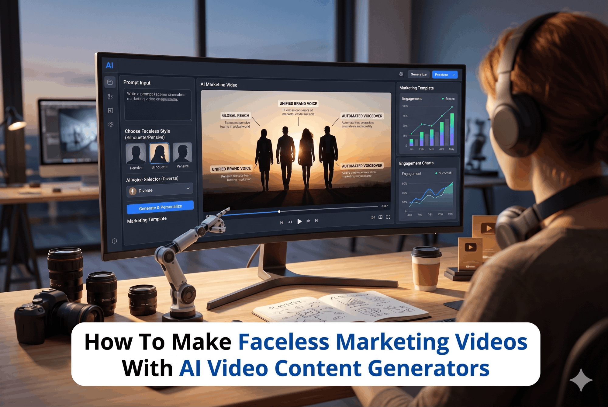 How To Make Faceless Marketing Videos With AI Video Content Generators