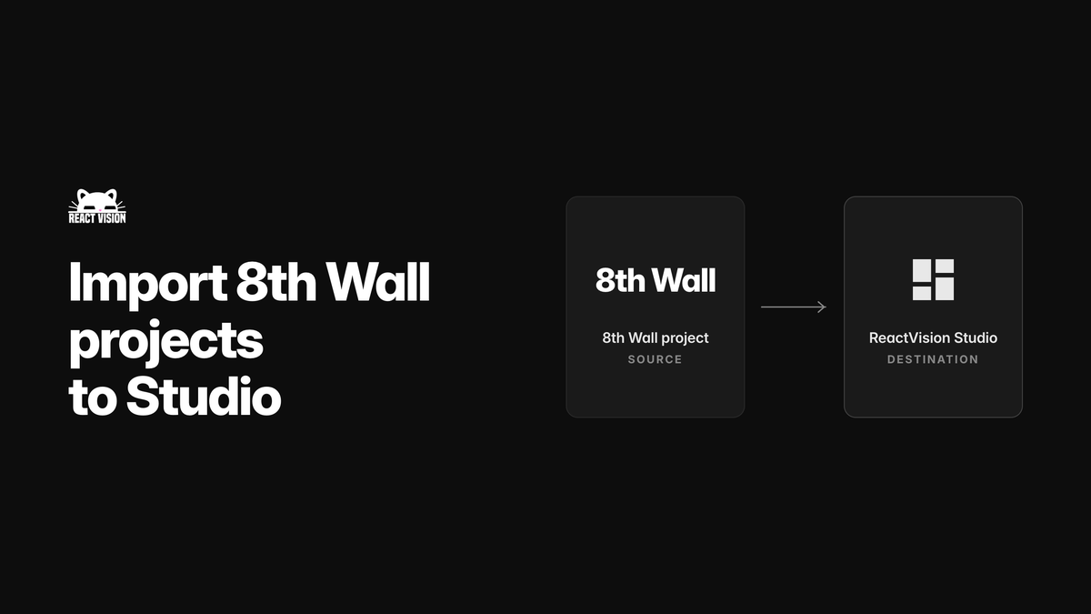 How to migrate your 8th Wall project into Studio