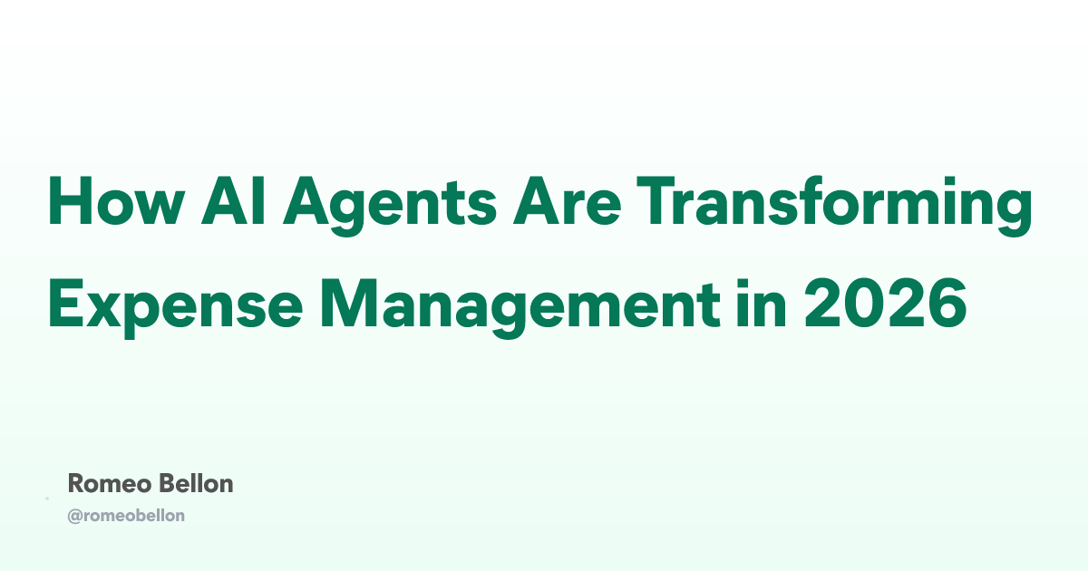 How AI Agents Are Transforming Expense Management in 2026