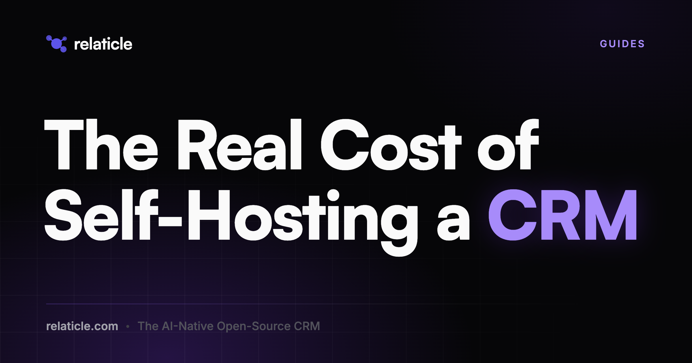 The Real Cost of Self-Hosting a CRM