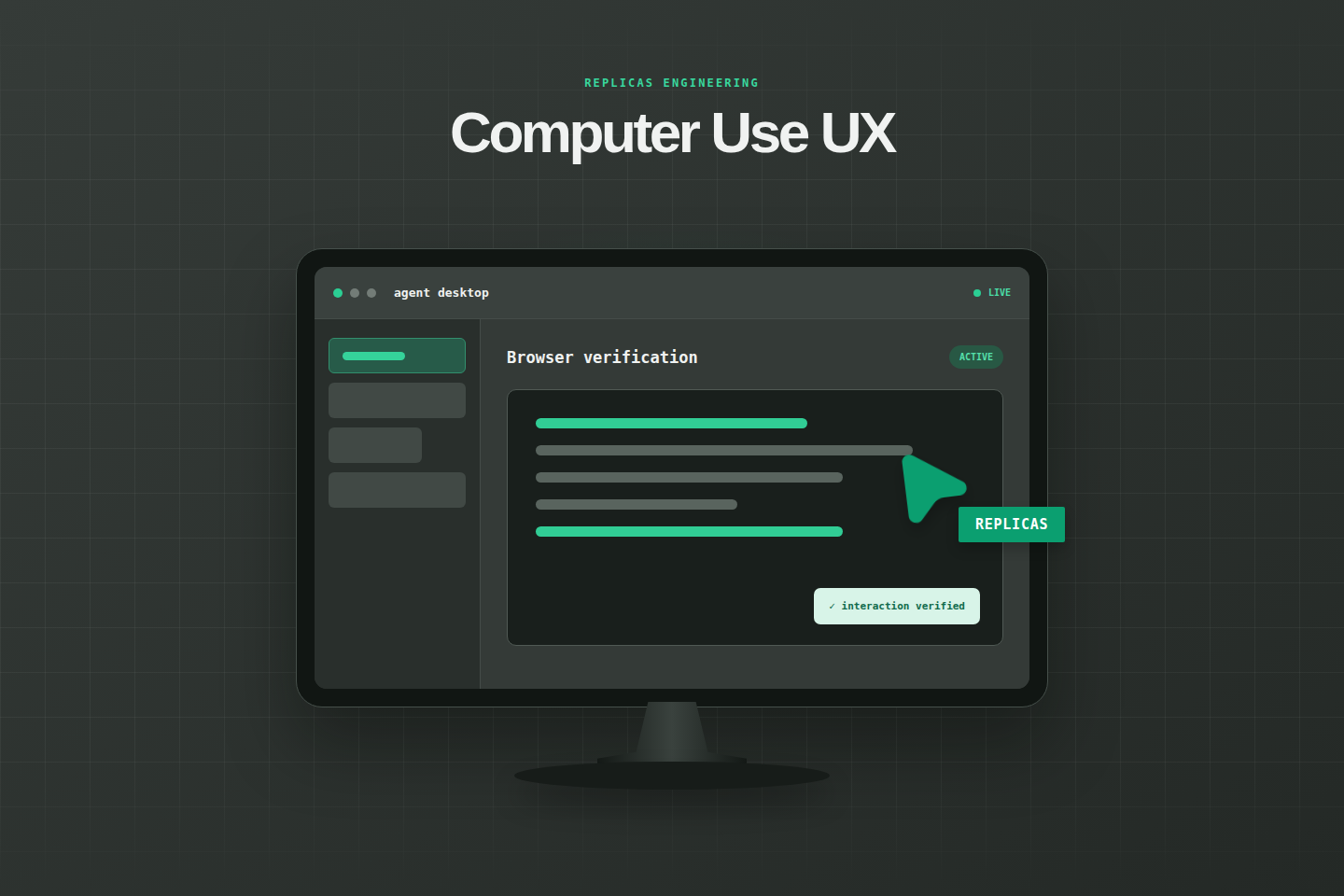 Making the agent's computer feel local