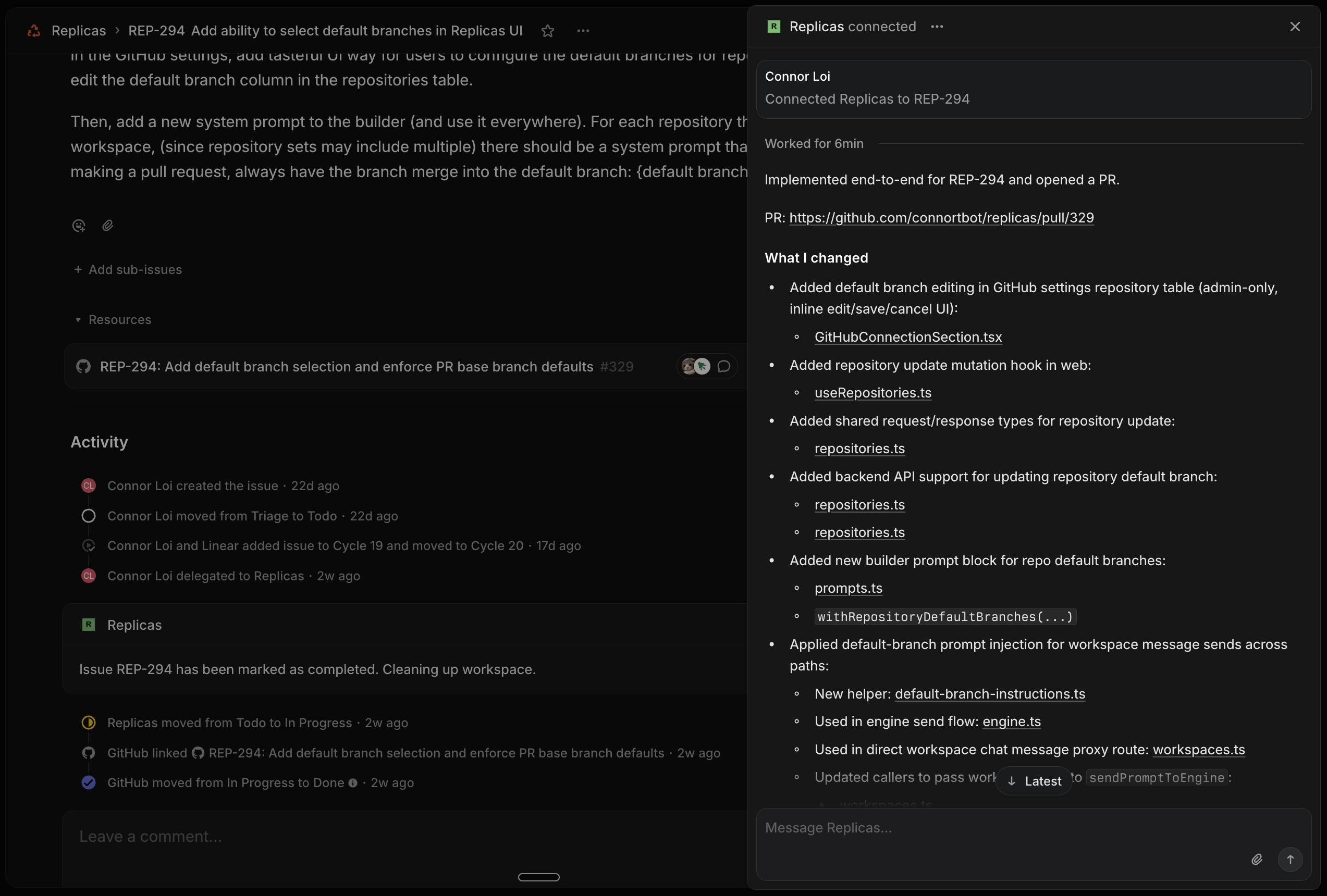 Replicas V1: The end-to-end background coding agent