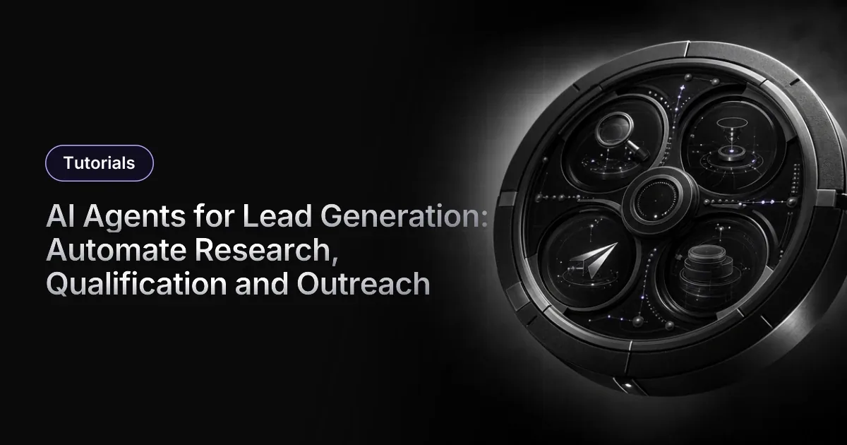 AI Agents for Lead Generation: Automate Research, Qualification and Outreach