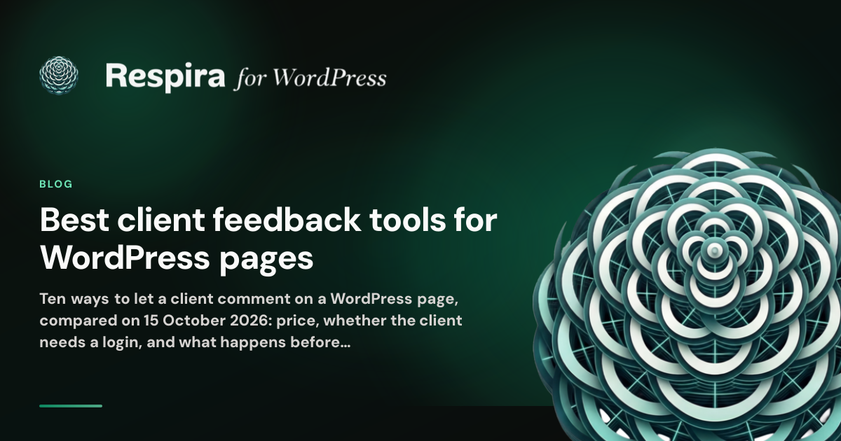 Best client feedback tools for WordPress pages