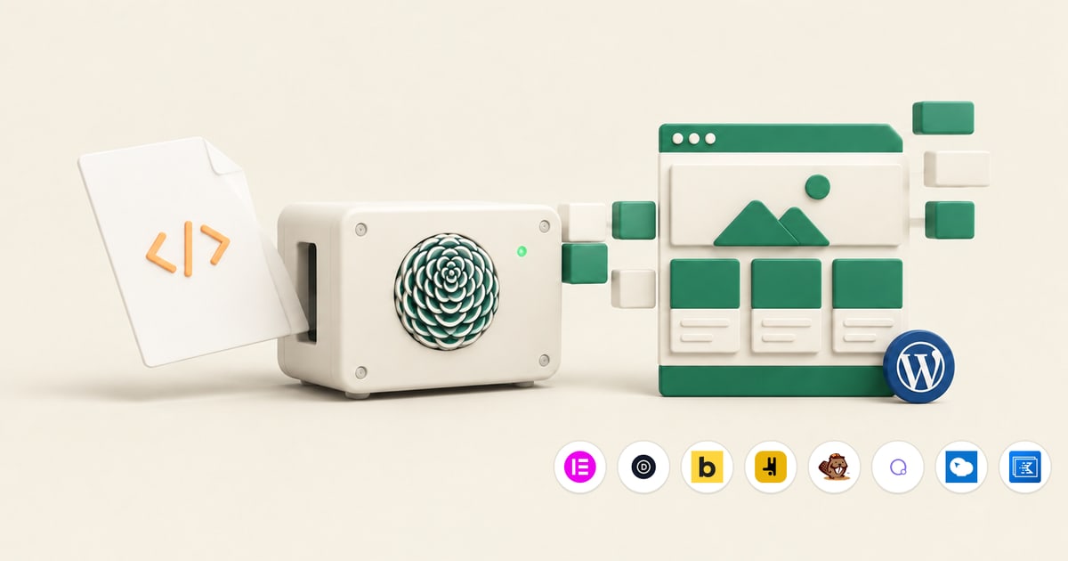 Respira Exhale, the HTML to WordPress converter: drop an HTML file, get a page in your builder's own blocks