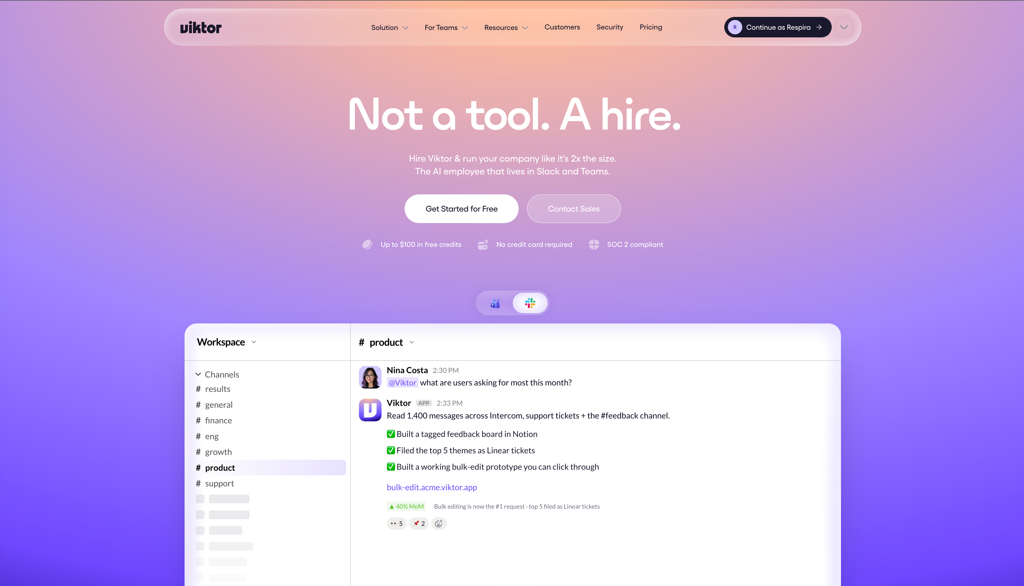 How to edit your WordPress site from Slack with Viktor