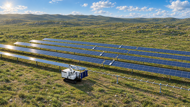 TrinaTracker launches robots to automate solar farm construction and maintenance