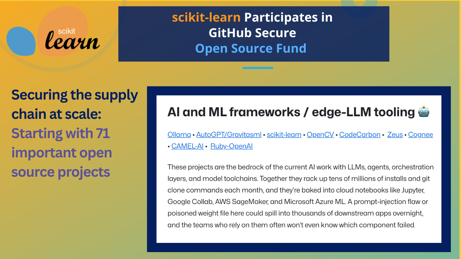 scikit-learn Completes the GitHub Secure Open Source Training