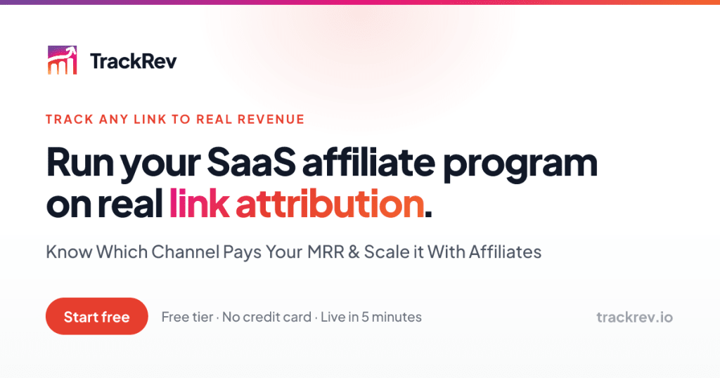 TrackRev: The Ultimate Tool for SaaS Affiliate Program Management