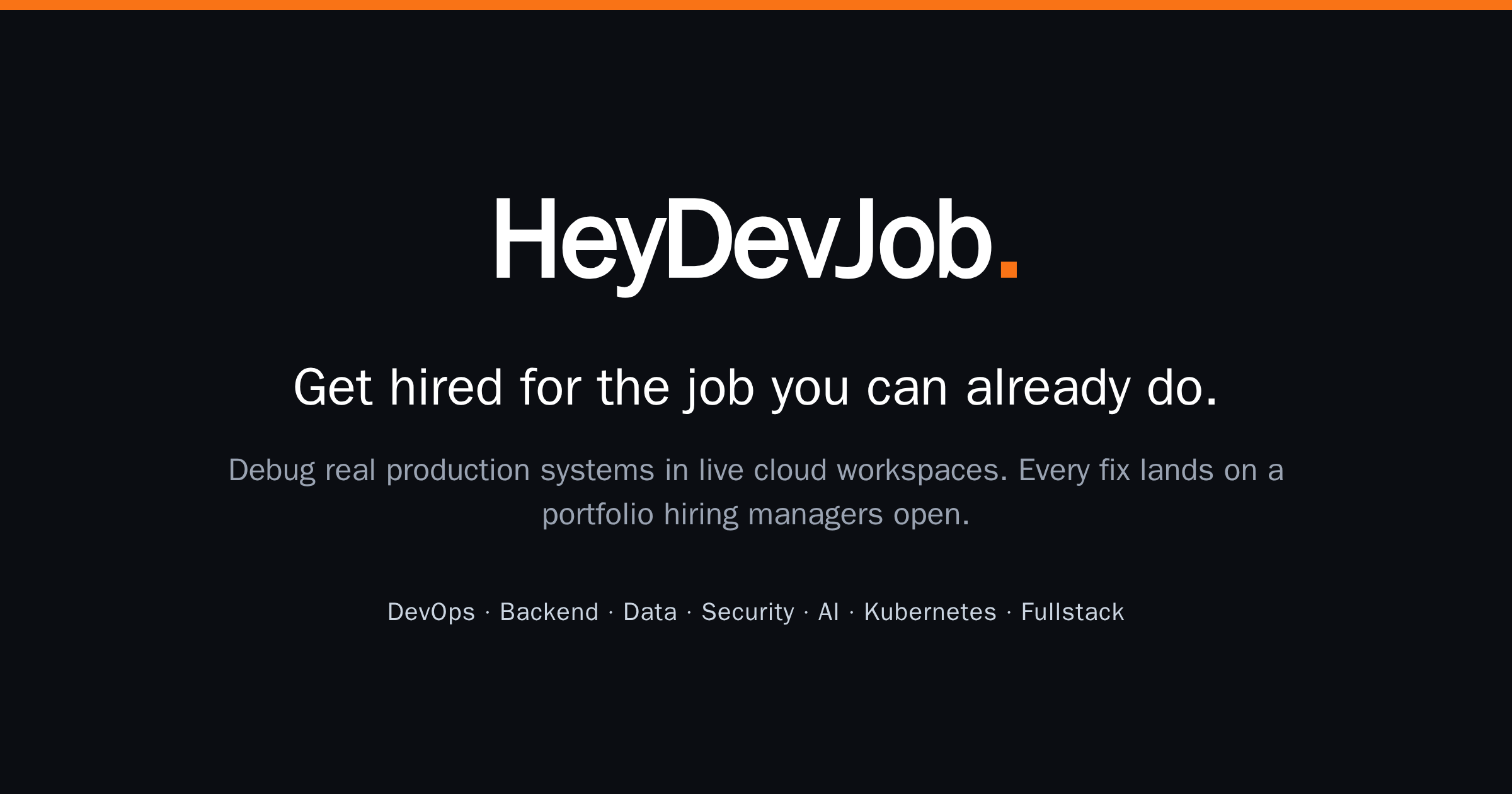 HeyDevJob: Real-World Engineering Practice for Aspiring Engineers