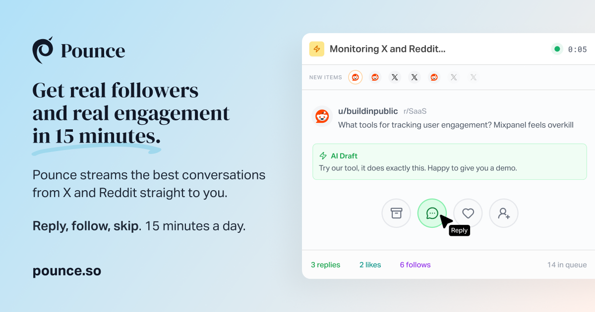 Maximize Your Social Media Engagement with Pounce