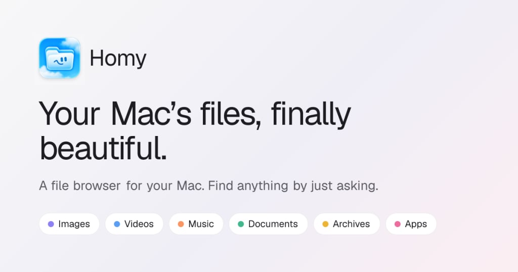 Revolutionize File Management with Homy: The Smart Finder Alternative