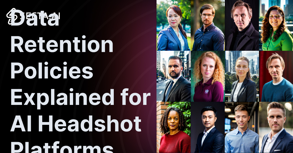 Data Retention Policies Explained for AI Headshot Platforms