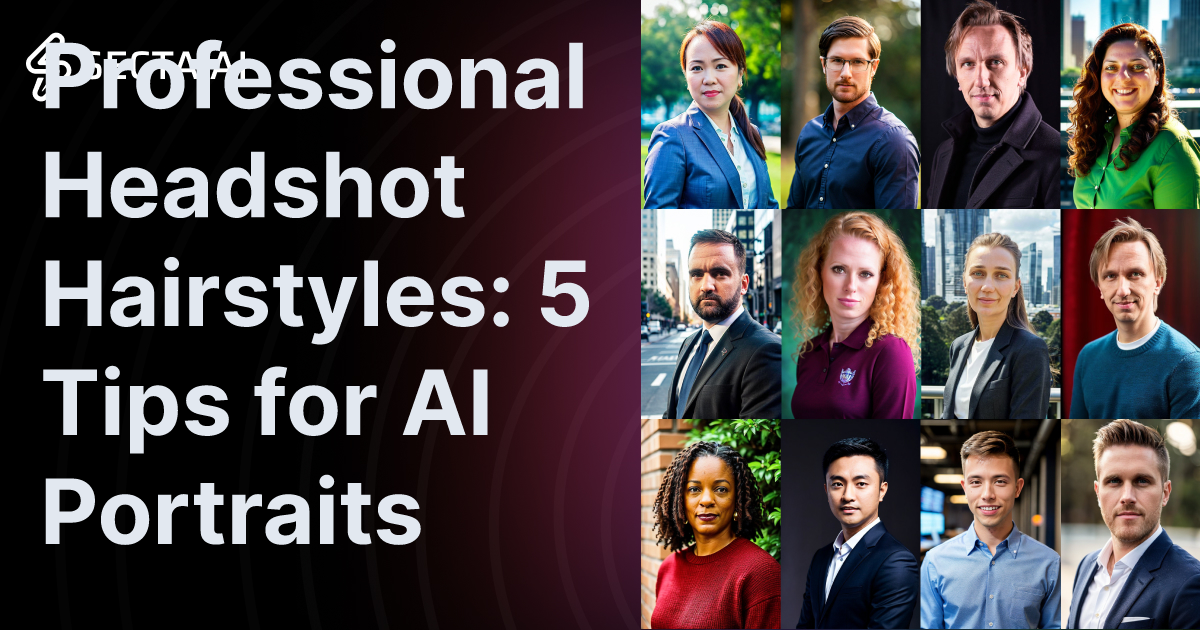 Professional Headshot Hairstyles: 5 Tips for AI Portraits