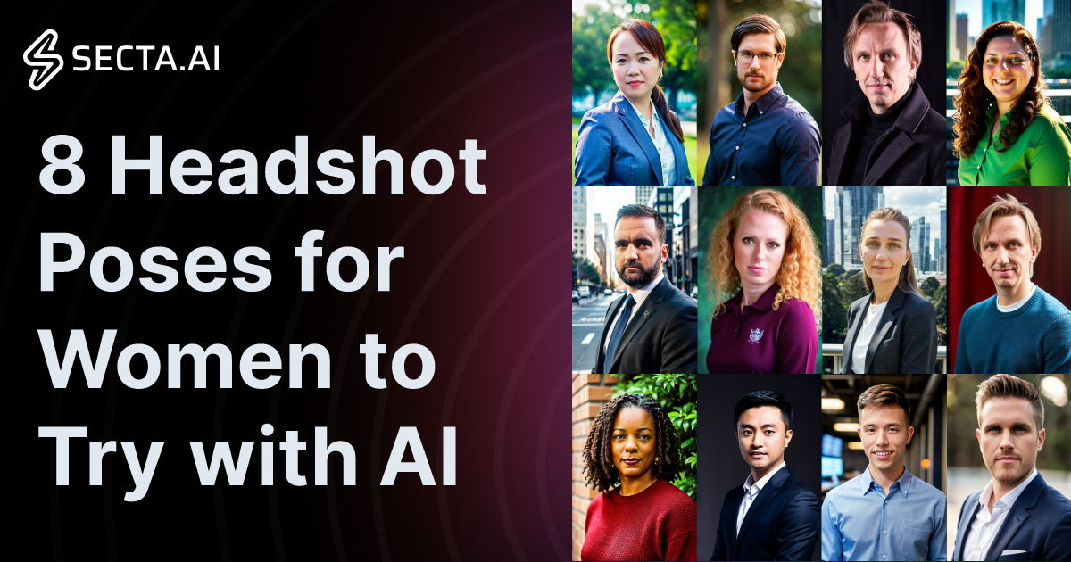 8 Headshot Poses for Women to Try with AI