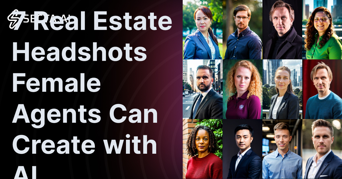 7 Real Estate Headshots Female Agents Can Create with AI