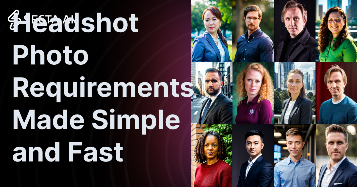Headshot Photo Requirements Made Simple and Fast