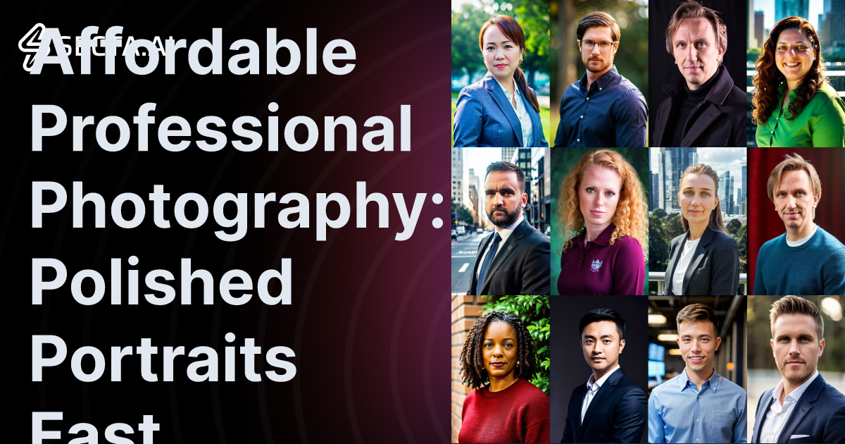 Affordable Professional Photography: Polished Portraits Fast