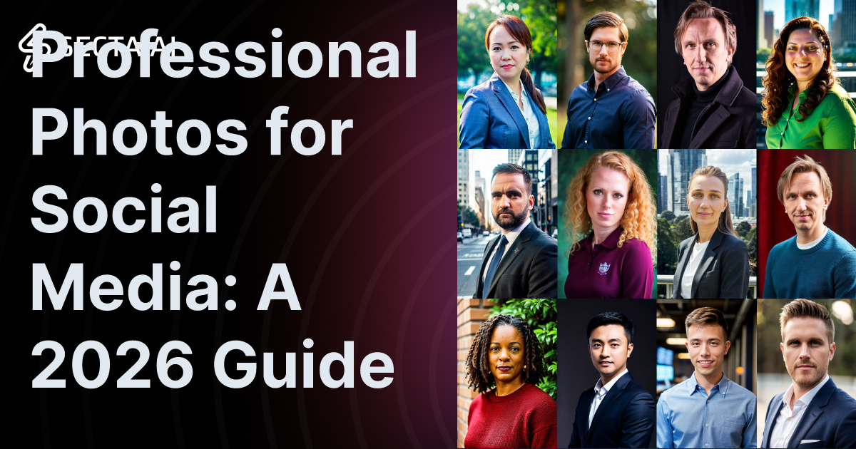 Professional Photos for Social Media: A 2026 Guide