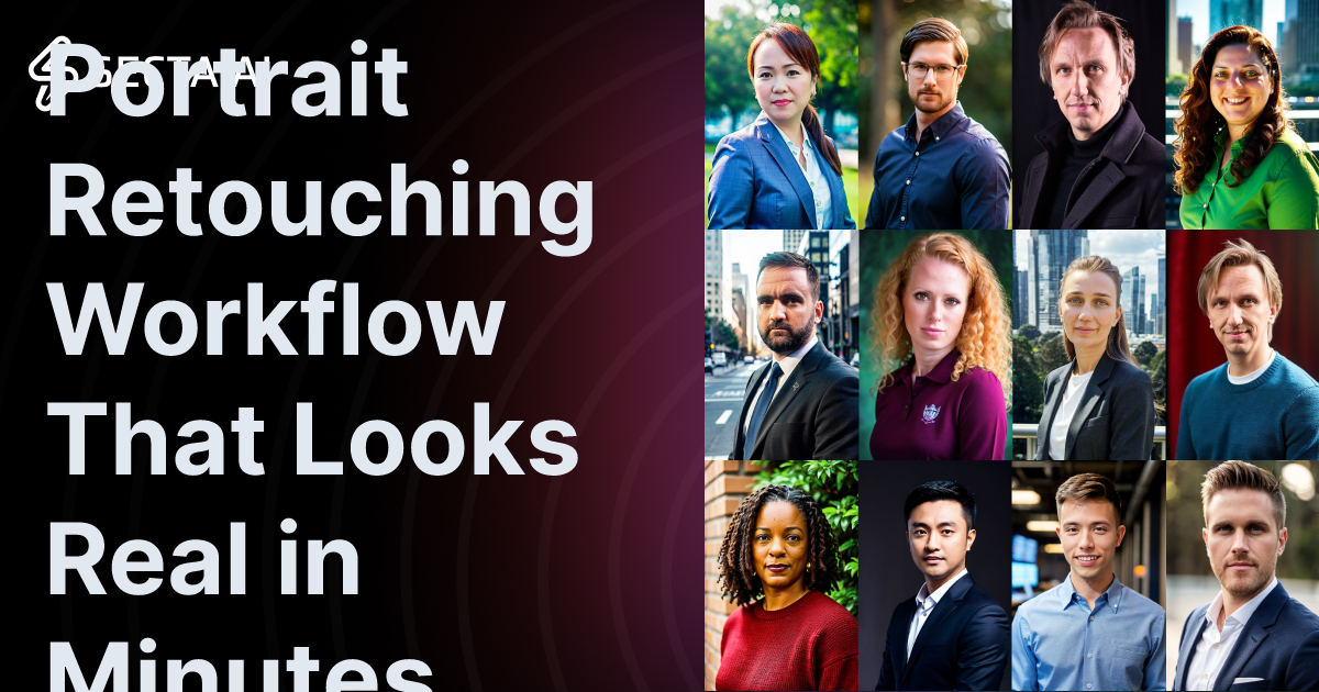 Portrait Retouching Workflow That Looks Real in Minutes