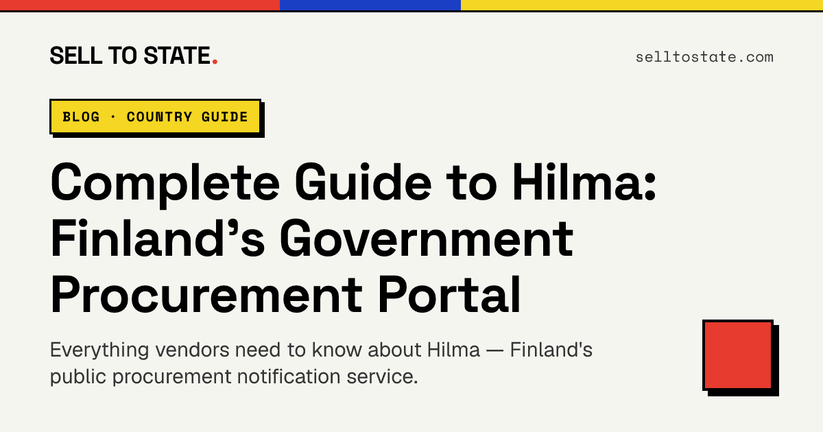 Complete Guide to Hilma: Finland's Government Procurement Portal