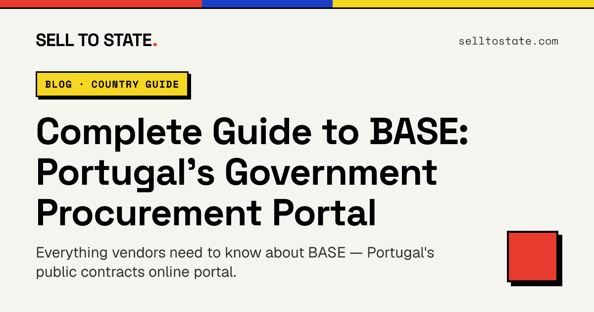 Complete Guide to BASE: Portugal's Government Procurement Portal