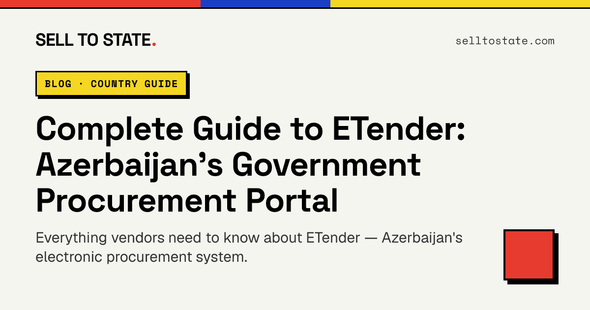Complete Guide to ETender: Azerbaijan's Government Procurement Portal