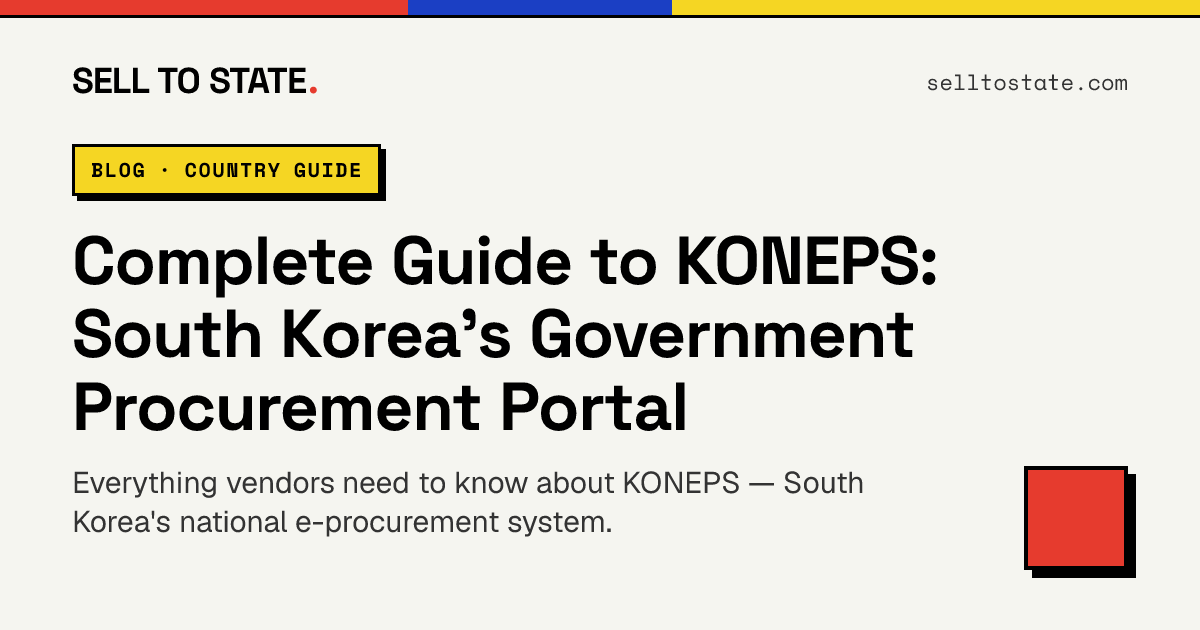 Complete Guide to KONEPS: South Korea's Government Procurement Portal