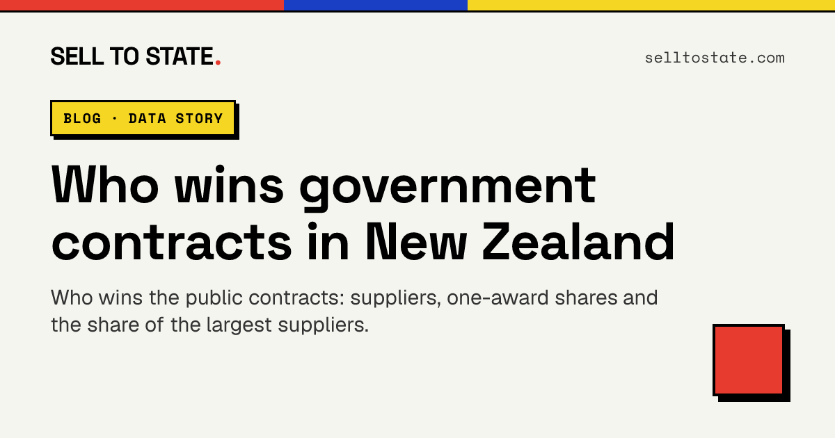 Who wins government contracts in New Zealand